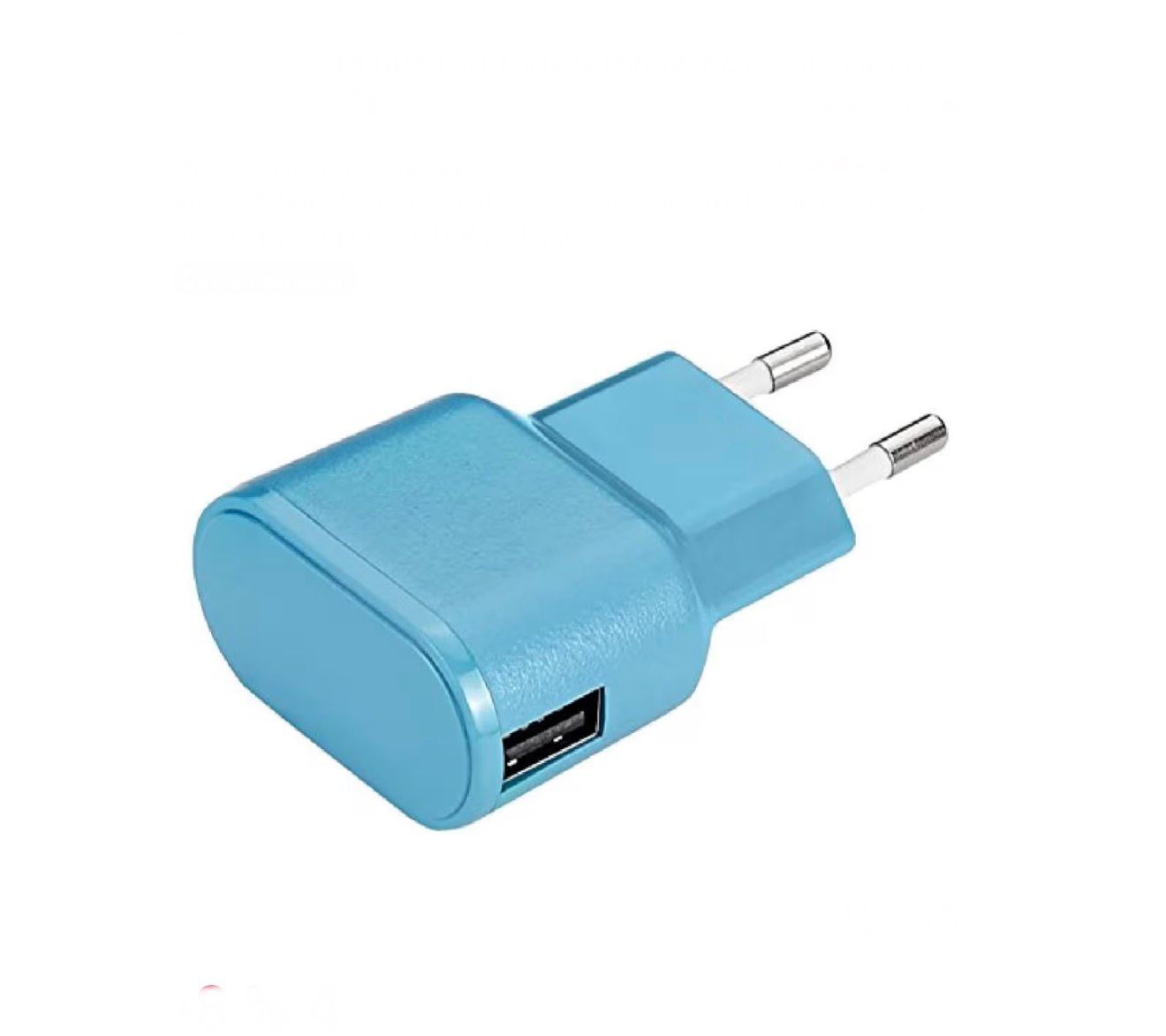 Cargador de Pared USB AIWA (1A) – Color Azul