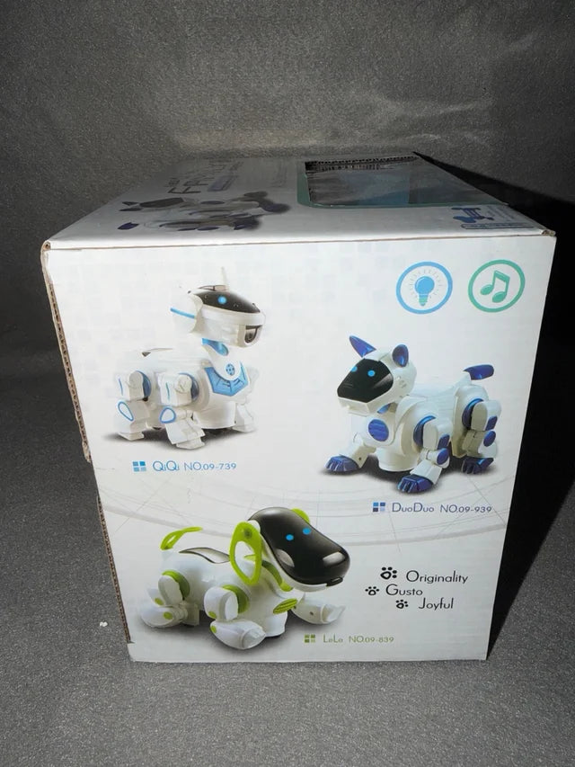 Perrito Robótico Interactivo con Luces y Sonido