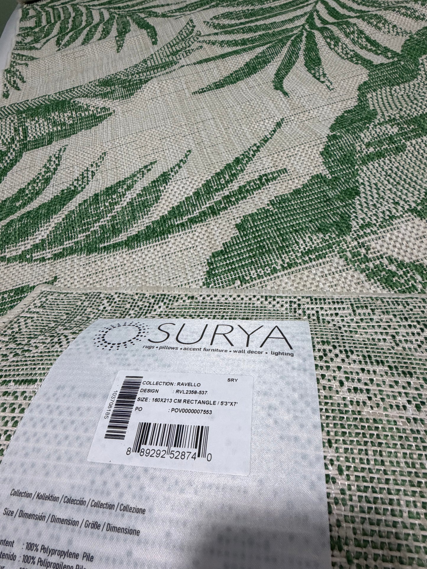 Alfombra Livabliss Ravello (160x213 cm) - Estilo Tropical.