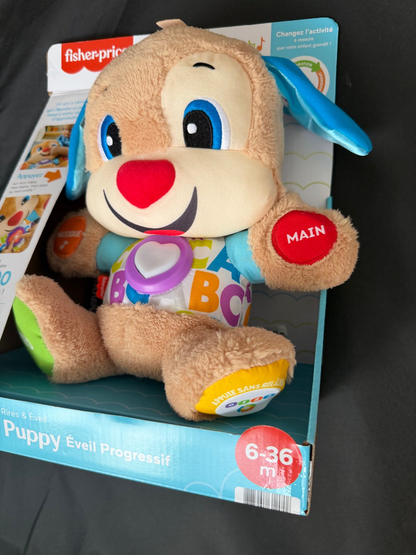 Fisher-Price: Perrito Aprendizaje Progresivo (Versión Francesa) – El compañero interactivo ideal