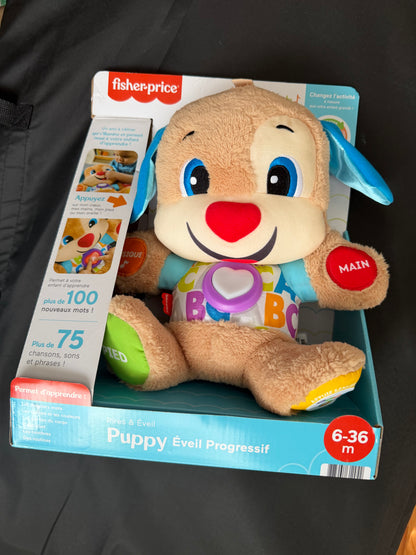 Fisher-Price: Perrito Aprendizaje Progresivo (Versión Francesa) – El compañero interactivo ideal