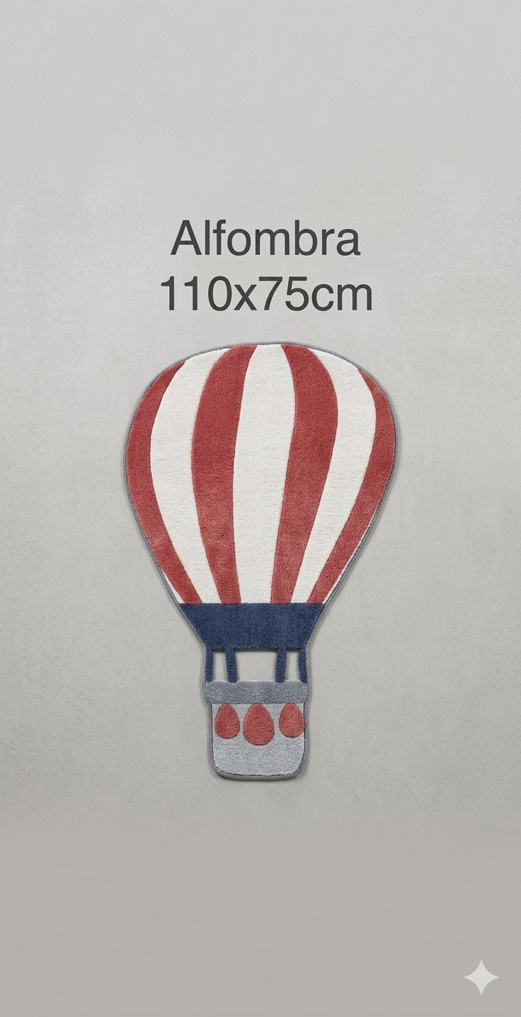 Children's Globe Rug 75x110cm NEW