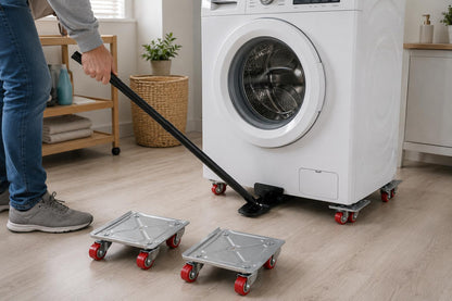 Set Transportador de Muebles Profesional – Capacidad 600 kg (Juego de Ruedas Giratorias 360°)