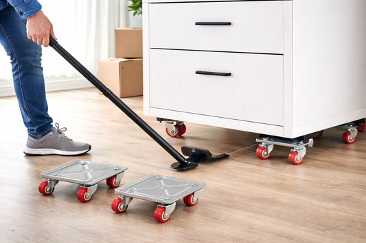 Kit Transportador de Muebles Profesional – Capacidad 600 kg (Juego de Ruedas Giratorias 360°)