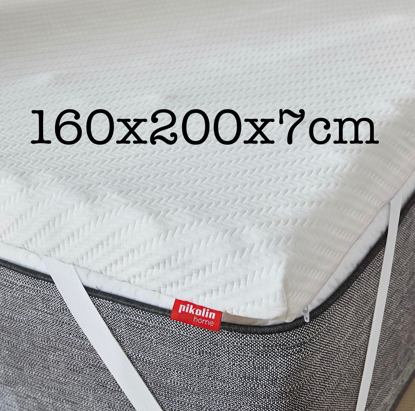 Topper Viscoelástico Multizonas Pikolin Home (160 x 200 x 7 cm)