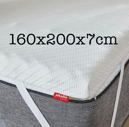 Topper Viscoelástico Multizonas Pikolin Home (160 x 200 x 7 cm)