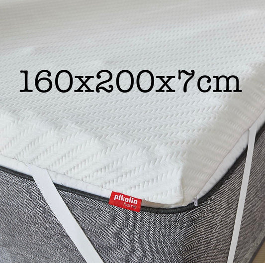 Topper Viscoelástico Multizonas Pikolin Home (160 x 200 x 7 cm)