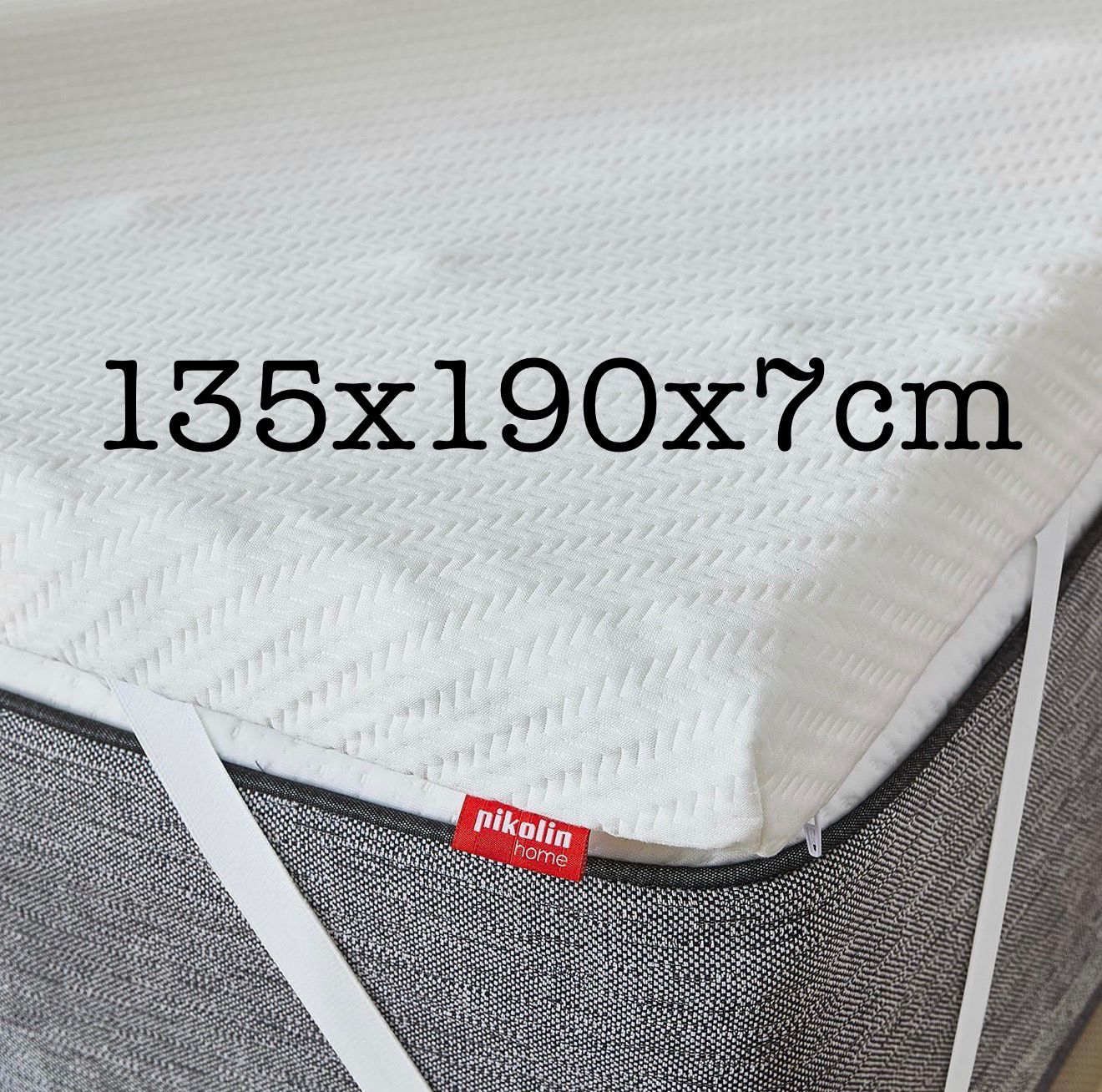 Topper Viscoelástico Multizonas Pikolin Home (135 x 190 x 7 cm)