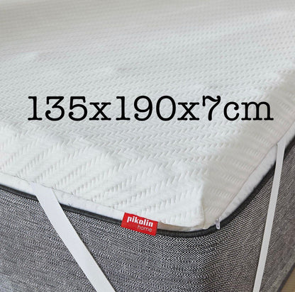 Topper Viscoelástico Multizonas Pikolin Home (135 x 190 x 7 cm)