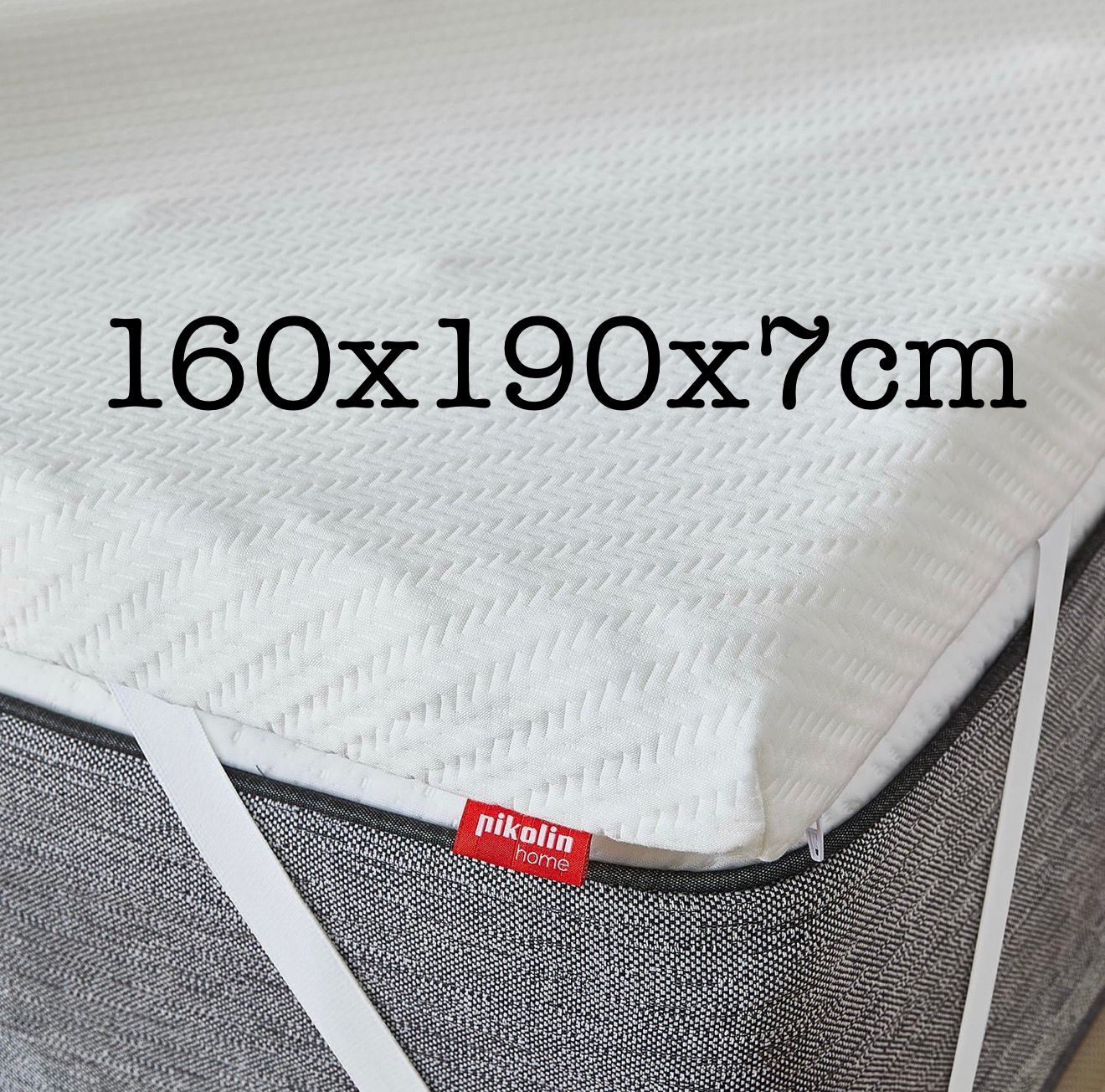 Topper Viscoelástico Multizonas Pikolin Home (160 x 190 x 7 cm)