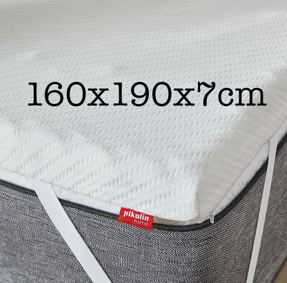 Topper Viscoelástico Multizonas Pikolin Home (160 x 190 x 7 cm)