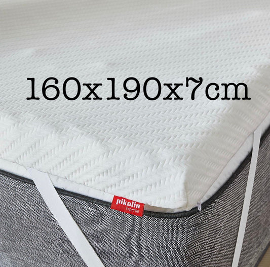 Topper Viscoelástico Multizonas Pikolin Home (160 x 190 x 7 cm)