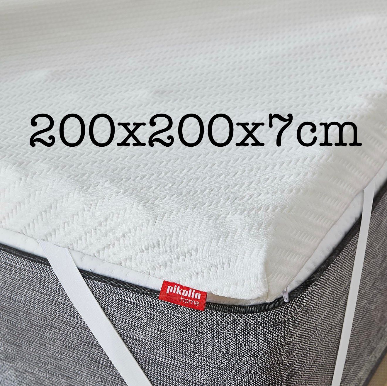 Topper Viscoelástico Multizonas Pikolin Home (200 x 200 x 7 cm)