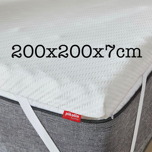 Topper Viscoelástico Multizonas Pikolin Home (200 x 200 x 7 cm)