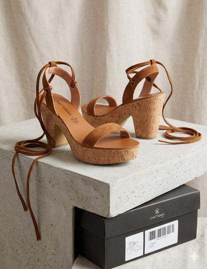 Camel Sandals 37 NEW!