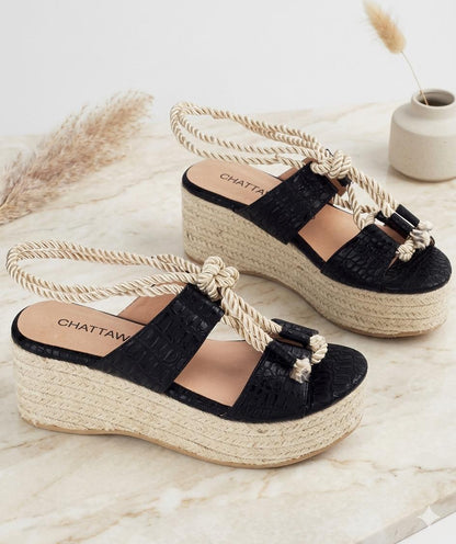 Black Sandals Size 39 NEW!
