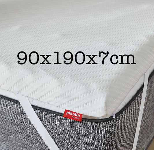 Topper Viscoelástico Multizonas Pikolin Home (90 x 190 x 7 cm)