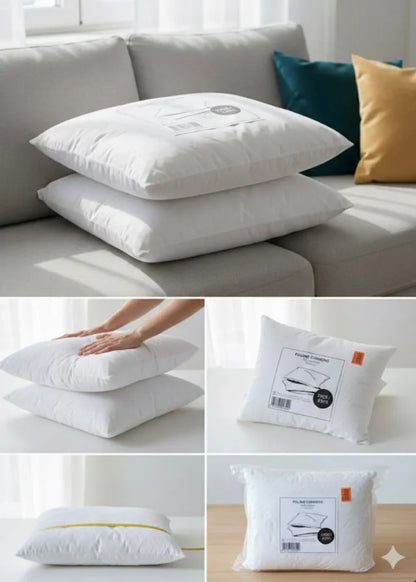 2 Pack Cushion Fillers 50x50cm NEW!