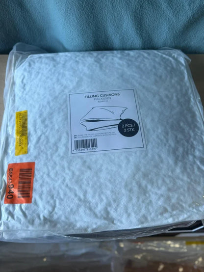 2-Pack Cushion Inserts 40x40cm NEW!