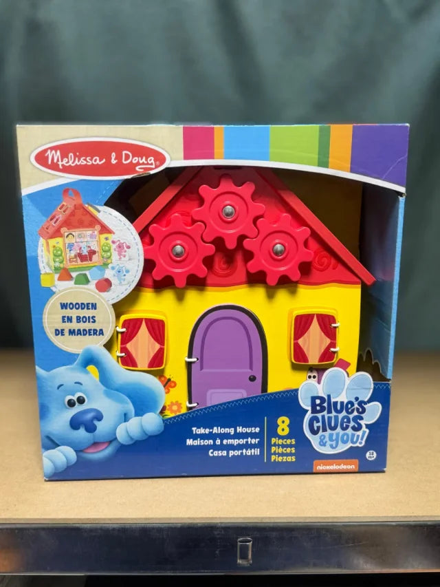 Casa de Madera Portátil Melissa &amp; Doug – Blue's Clues &amp; You!