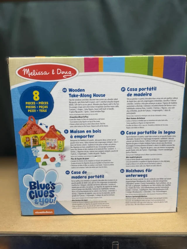 Casa de Madera Portátil Melissa &amp; Doug – Blue's Clues &amp; You!