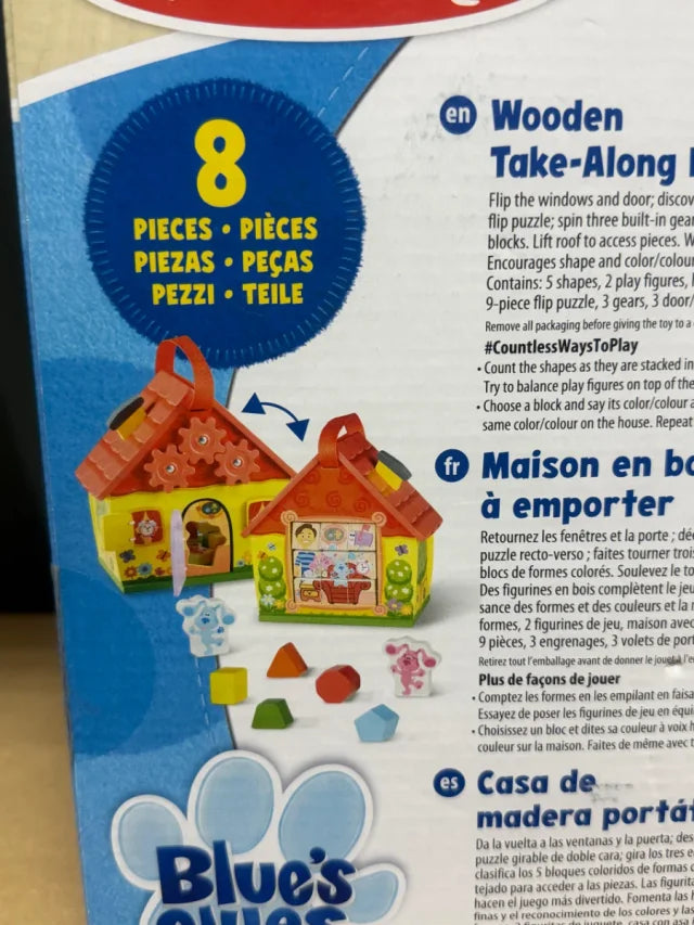 Casa de Madera Portátil Melissa &amp; Doug – Blue's Clues &amp; You!