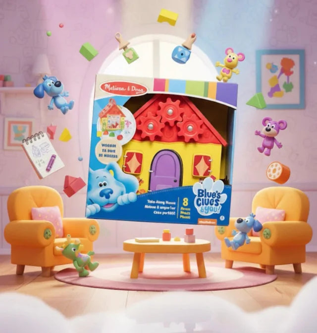 Casa de Madera Portátil Melissa &amp; Doug – Blue's Clues &amp; You!