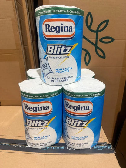 Pack de 5 Rollos de Papel de Cocina Regina Blitz (Maxi Hojas de 3 Capas)