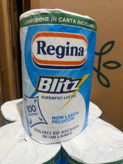 Pack de 5 Rollos de Papel de Cocina Regina Blitz (Maxi Hojas de 3 Capas)