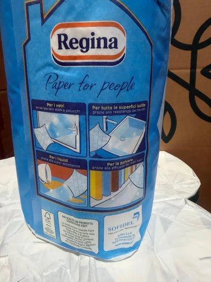 Pack de 5 Rollos de Papel de Cocina Regina Blitz (Maxi Hojas de 3 Capas)