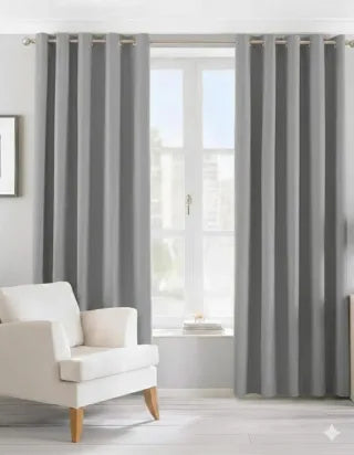 Juego de Cortinas de Ojales Paoletti (Modelo Atlantic) – 117 × 183 cm