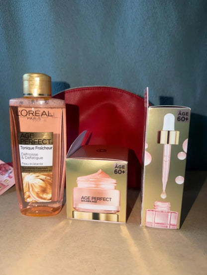 Pack Tratamiento L'Oréal Age Perfect Golden Age (Set de 3 Productos + Neceser)