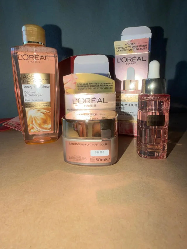 Pack Tratamiento L'Oréal Age Perfect Golden Age (Set de 3 Productos + Neceser)