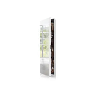 Shoe Cabinet with Mirror White NEW