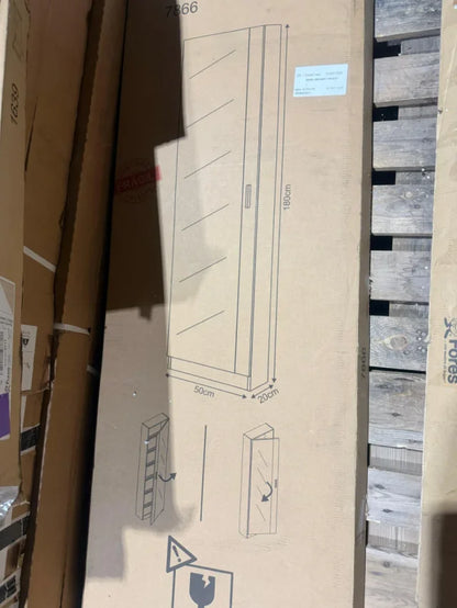 Shoe Cabinet with Mirror White NEW