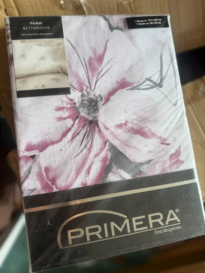 Duvet Cover Cotton Bed 80/90 Pink Flowers €13