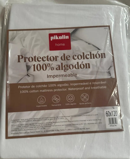 Pikolin Cot Mattress Protector 60x120cm Cotton1 unit €5