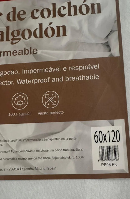 Pikolin Cot Mattress Protector 60x120cm Cotton1 unit €5