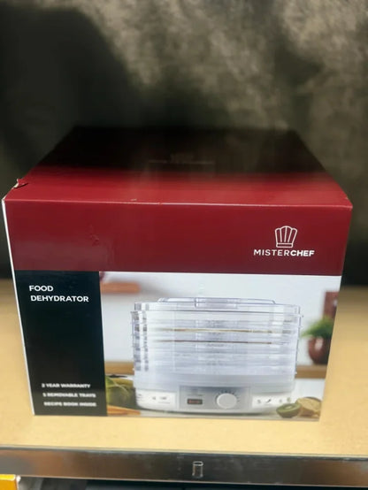 Deshidratador de Alimentos MisterChef 250W (5 Bandejas Grandes)