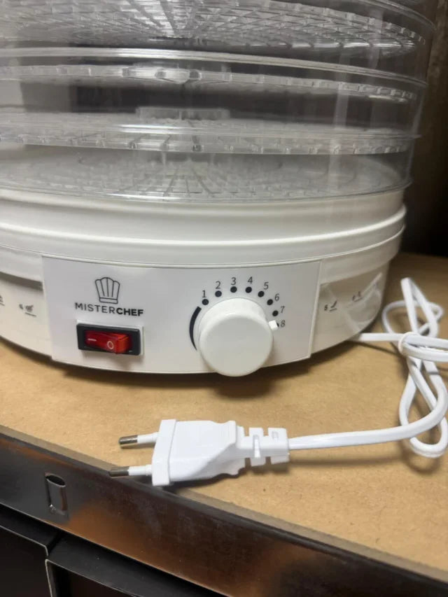 Deshidratador de Alimentos MisterChef 250W (5 Bandejas Grandes)