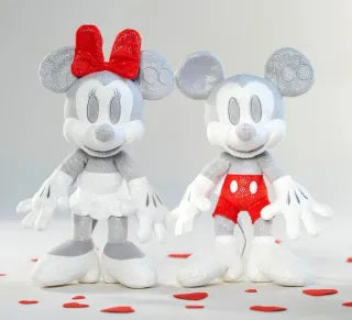 Set de Peluches de Colección Disney Mickey & Minnie Mouse "100 Años" (Edición Limitada)