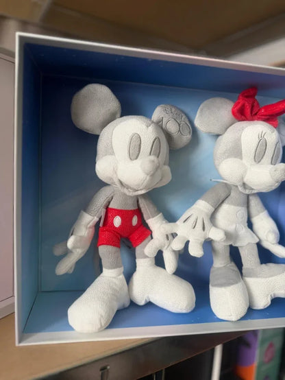 Set de Peluches de Colección Disney Mickey & Minnie Mouse "100 Años" (Edición Limitada)