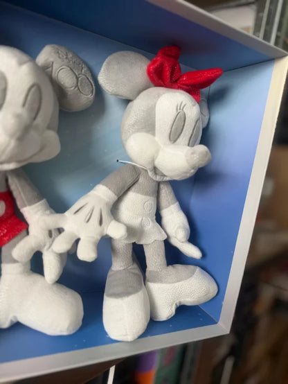 Set de Peluches de Colección Disney Mickey & Minnie Mouse "100 Años" (Edición Limitada)