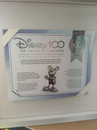 Set de Peluches de Colección Disney Mickey & Minnie Mouse "100 Años" (Edición Limitada)