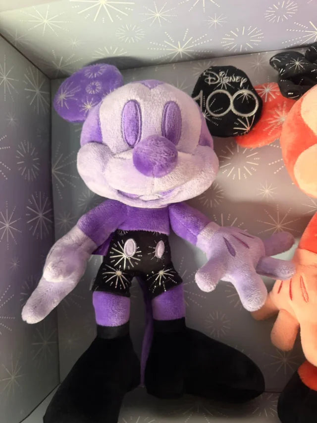 Set de Peluches de Colección Disney Mickey & Minnie Mouse "100 Años" (Edición Limitada Exclusiva)