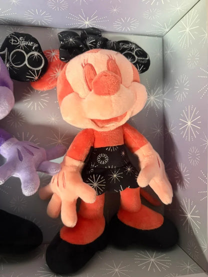 Set de Peluches de Colección Disney Mickey & Minnie Mouse "100 Años" (Edición Limitada Exclusiva)