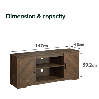 Brown TV Stand 147cm NEW