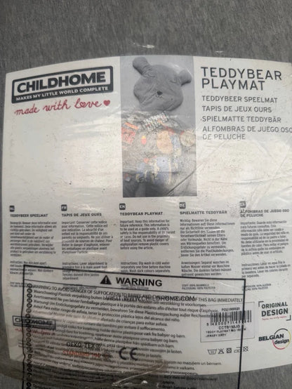 Alfombra de Juego Infantil Childhome Teddy Bear – Gris
