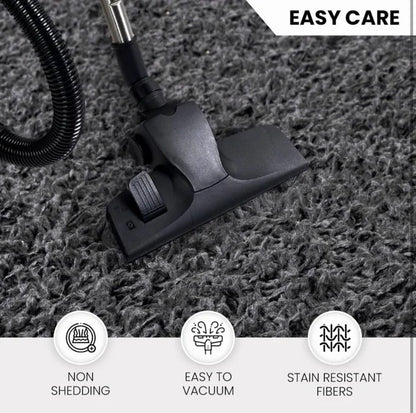 Rug 200x290cm Dark Gray NEW