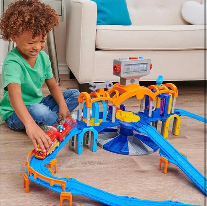 Playset de Trenes Mighty Express Mission Station